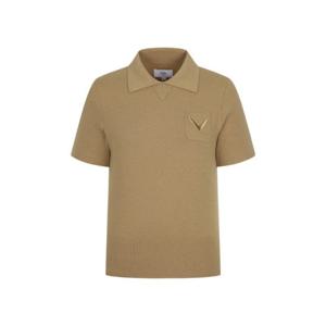 캘러웨이골프반팔티 LQS CWSO24F201_BE 여성 가을 카라형 반팔니트