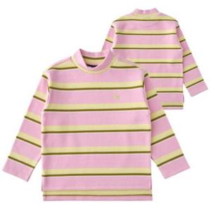 [블루독8-키즈] 옐로우 스트라이프하프폴라티셔츠 기모 반목티 골지티 두돌선물 초등학생 25C7533050