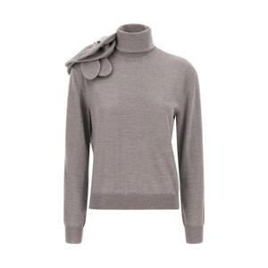 모스키노 3D 플라워 하이 넥 스웨터 A090354010486