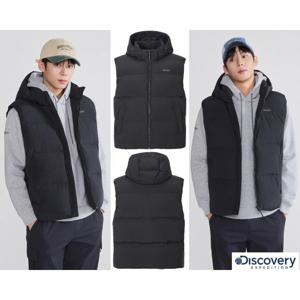 디스커버리 25년 F/W 공용 후드 글렌 다운패딩베스트 DXDV79056