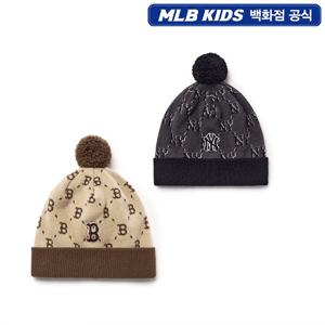 모노그램 폼폼 비니 7ABNMD156