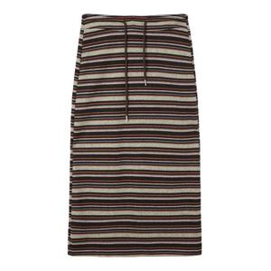 [랩]스트라이프 스트링 롱스커트 AR4WSB41