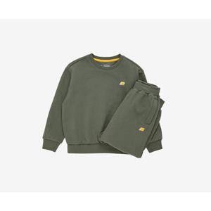 뉴발란스 키즈 ESSENTIAL 패치 포인트 기모 2PCS 스웻셋업 B1 NK9YF4104U 49 64