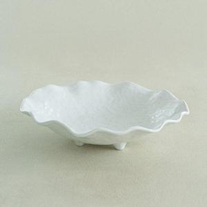 이천도자기 흰여울 꽃샐러드 원형 접시 28.5cm 식기 접시 백자접시 한정식접시 도자기접시 앞접시 작은접시