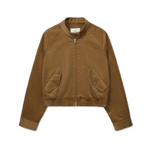 커버낫자켓 CQK CO2403JK73-CE 우먼 코듀로이 헤링턴 자켓 Camel