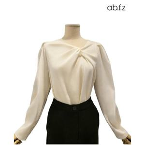 [에이비에프지]셔링 포인트 긴팔 블라우스 APZ4HB43J