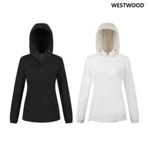 [웨스트우드] 여성 항아리 퀼팅 후드 집업 티셔츠 (2컬러) WP4WCTS334