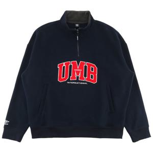 엄브로 기모 아플리케 하프집업 맨투맨 UQ421CFSO2DVY