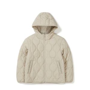 스노우피크 키즈 퀼팅 후드 자켓 BB S24WKFPJ80 BG BK