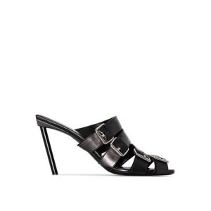 25 FW 발렌시아가 스트래피 버클 뮬 80mm 643144WA8FE TP444215765