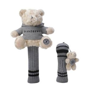 [세인트앤드류스]양말증정 공용 후드 테디베어 헤드 커버 SET 831E3CVA02
