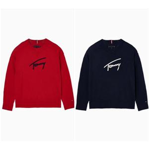 [타미힐피거칠드런TD] 바시티 그래픽 스웨터 (T42F7WWO150BT1)