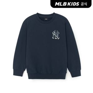[MLB키즈 공식]25FW 모노그램 모노티브 맨투맨 NY (Navy)7AMTM0356-50NYS