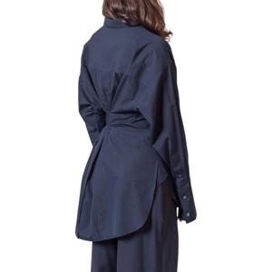 스튜디오 니콜슨  콘델 벨티드 셔츠 CONDELL SNW1095 DARKEST NAVY