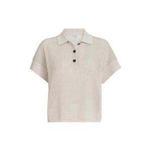 Brunello Cucinelli 골지 폴로 탑 MST258305CY948