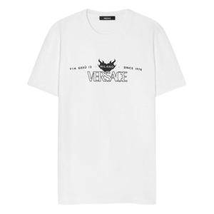 베르사체 폴로 티셔츠 1013944 1A14377 2W580 WHITE