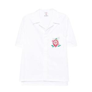 카사블랑카 반팔 셔츠 MAW25SH209 01 WHITE