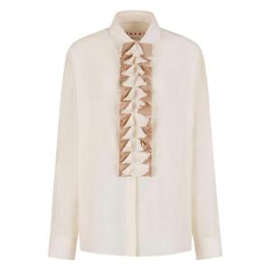 마르니 블라우스 CAMA0639QS UTC526 00W03 WHITE