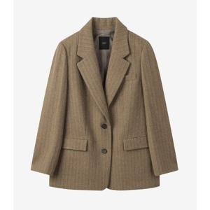 [쥬크]헤링본 울 블렌디드 자켓 Z254MSF104