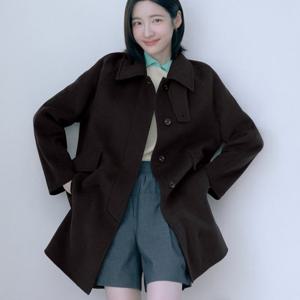 [쥬크]플랩포켓 래글런 하프 코트 Z254MSG156