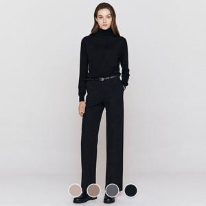 [지오다노] 여성 겨울 기모 스트레이트 일자핏 스판 슬랙스 415917