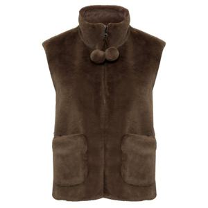 [와이드앵글]여성 CO 페이크 퍼 베스트 WWW25671E6