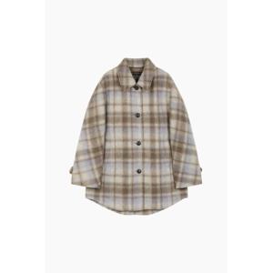 [시슬리]피카부 체크 하프 코트 SACT51561