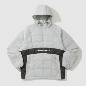 M 엄브로패딩 LQC UP421SWTO4-LGR 풋볼 퀼팅 패딩 아노락 / Light grey