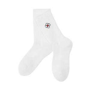 [파리게이츠] (521E4SCJ01)여성 도라에몽 플라워 리브 믹스 장목 양말