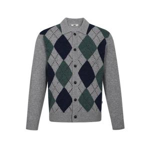 [닥스(셔츠)](사 은품+포장가능)[25FW]울100 아가일 카라 가디건 DLW1SWCD104-G1