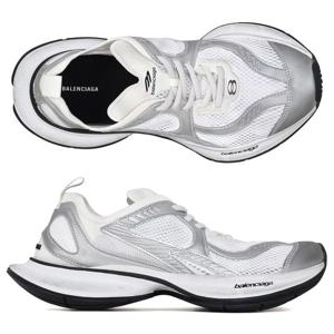 발렌시아가 25FW 화이트 실버 서킷 스니커즈 793945 WFLGY 9100