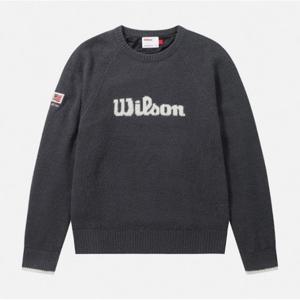 M 윌슨긴팔티 LQC W244002GTLO4-MGR 여성 윌슨 그래픽 방풍 스웨터