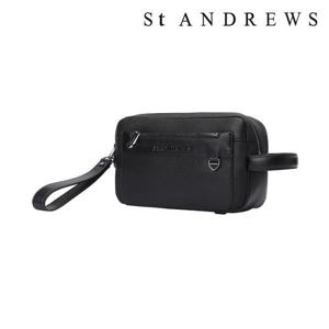 세인트앤드류스  (811E3BG101) 남성 메탈 로고 투 포켓 파우치백