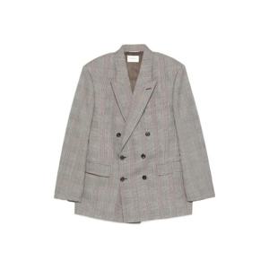 25 FW 생로랑 더블 브레스티드 체크 재킷 816394Y2L41 TP444753916