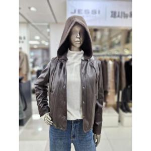제시뉴욕 세이브존04 후드탈착 패딩안감 레더 점퍼 BFW7JP8010JP