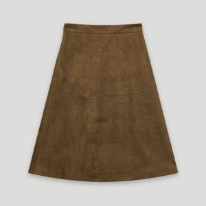 코데즈컴바인  스웨이드 플레어 미디 스커트 (CKD-SK382WA)