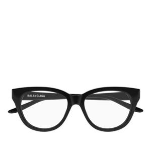 발렌시아가 블랙 프레임 캣아이 안경테 BB0441O 008 BLACK BLAC
