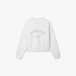 [보브]스트링 헴 브이넥 맨투맨 7156140001