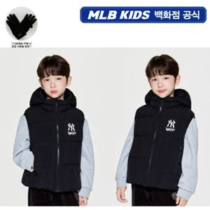 [MLB키즈PG] 스트릿 그래픽 덕다운 아동 베스트 7ADVB0256-50BKS