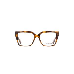 발렌시아가 스퀘어 아세테이트 아이글래스 하바나 BB0130O008