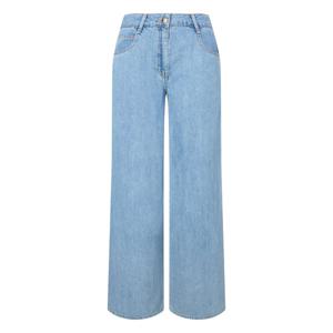 질스튜어트 뉴욕 여성 25FW 시즌오프 블루 워싱 면 데님팬츠 JSPA5D550B2