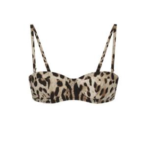 돌체앤가바나 레오파드 프린트 발코넷 비키니 탑 O1A16JONO11