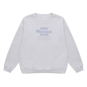 에꼴리에 HC33 라벤더루즈핏 기모맨투맨티 23D0454