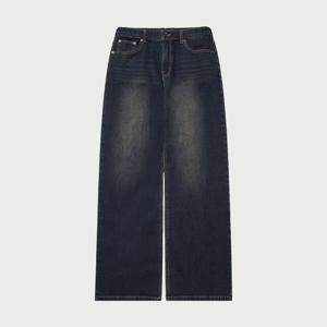 남성 울트라 소프트 백 브러쉬 와이드 데님팬츠_265(10540-055-808-10)