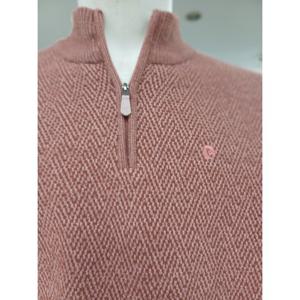 [피에르가르뎅]피에르가르뎅 지오메트릭 셔닐 ZIP-UP 터틀니트(P