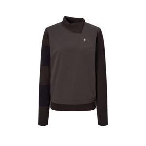 [헤지스골프][BEST]여성 변형 넥 하이브리드 니트(HWSW5C616W3)