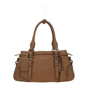 프라다 엠보스드 로고 가죽 더블 지퍼 토트백 1BG604VOOO 2HIKF