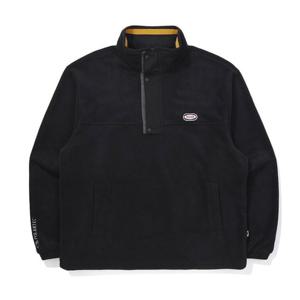 코닥 플리스 스탠넥 반집업 맨투맨 B1 K5423RFSM1 BLK IVR MGR