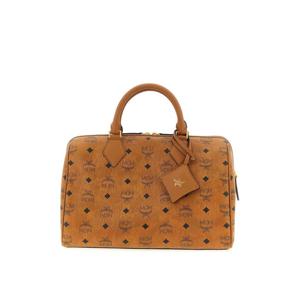 [MCM] 라프리마 여성 토트 백 Ella 보스턴 미디엄 핸드백 MWBFAEA01CO Brown /8