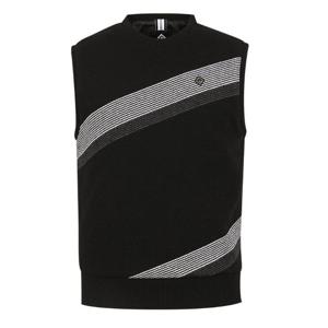 [레노마골프]남성 사선 배색 방풍 구스 다운 니트 베스트 RMSVL4